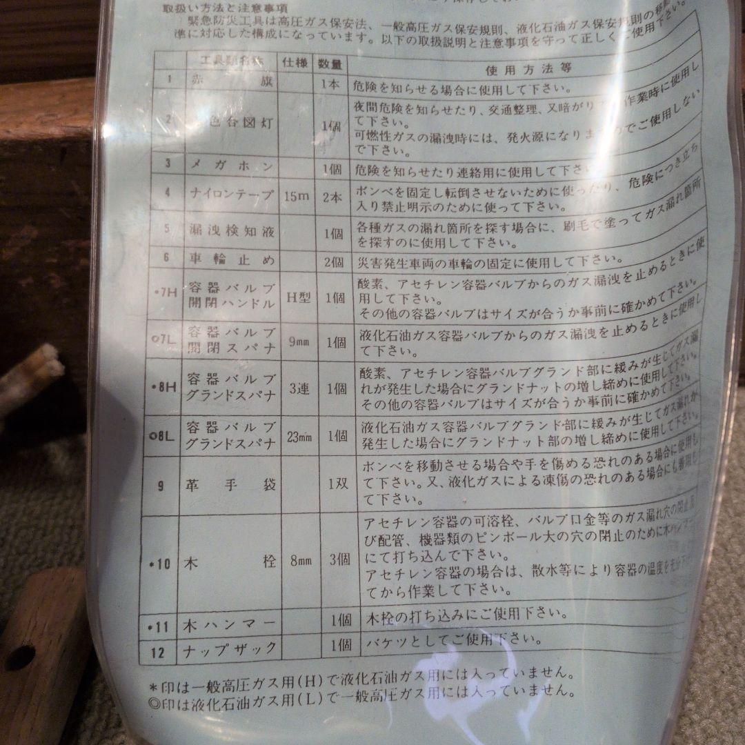 緊急防災工具　セット　送料込み