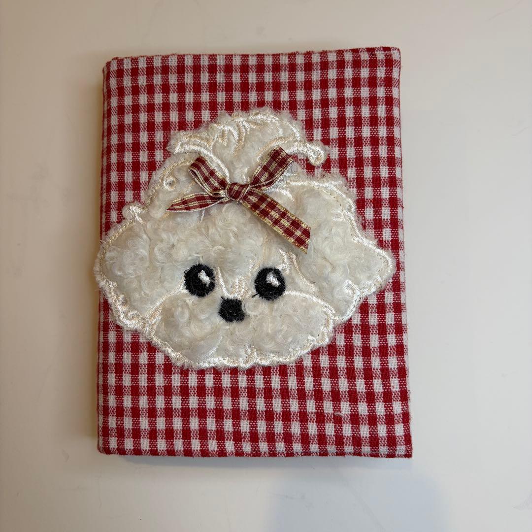 ふわふわわんちゃん　バインダーカバー　リフィルセット　A6 韓国　貯金