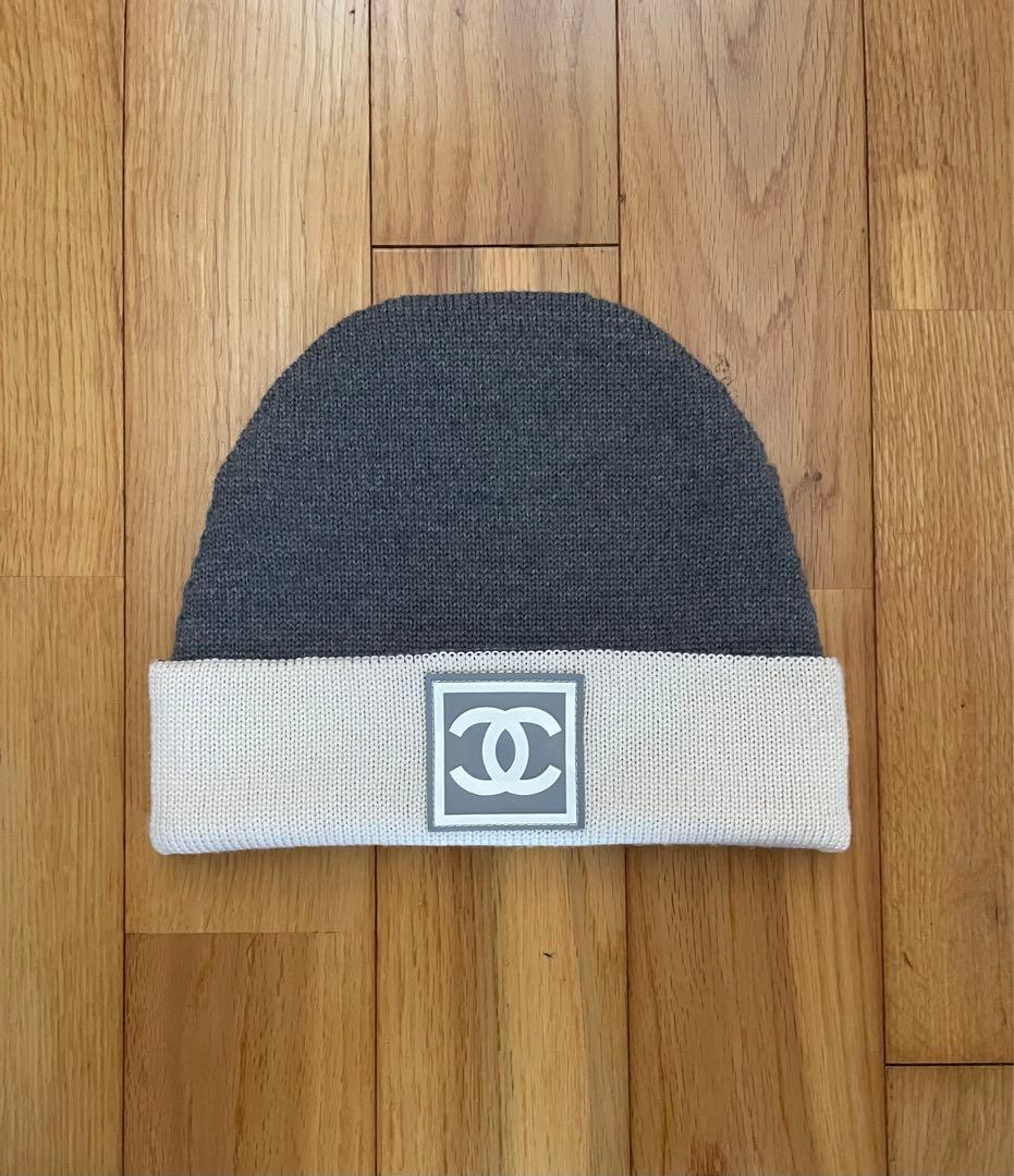 CHANEL シャネル ニットキャップ 帽子 スポーツライン ココマーク