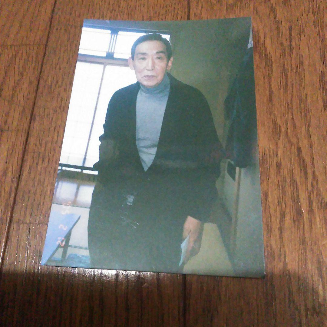 【貴重品】藤田まこと　サイン色紙　写真付き　剣客商売