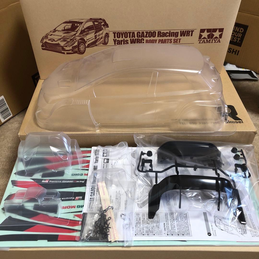 タミヤ RC TL-01 シャーシ+ヤリス WRC スペアボディセット 新品