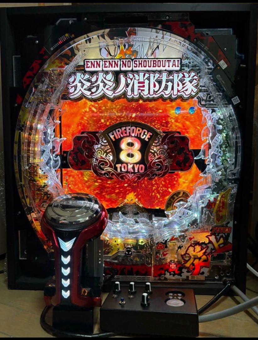送料込み 卓上パチンコ 炎炎ノ消防隊 卓上セルBOX オート 役物停止スイッチ