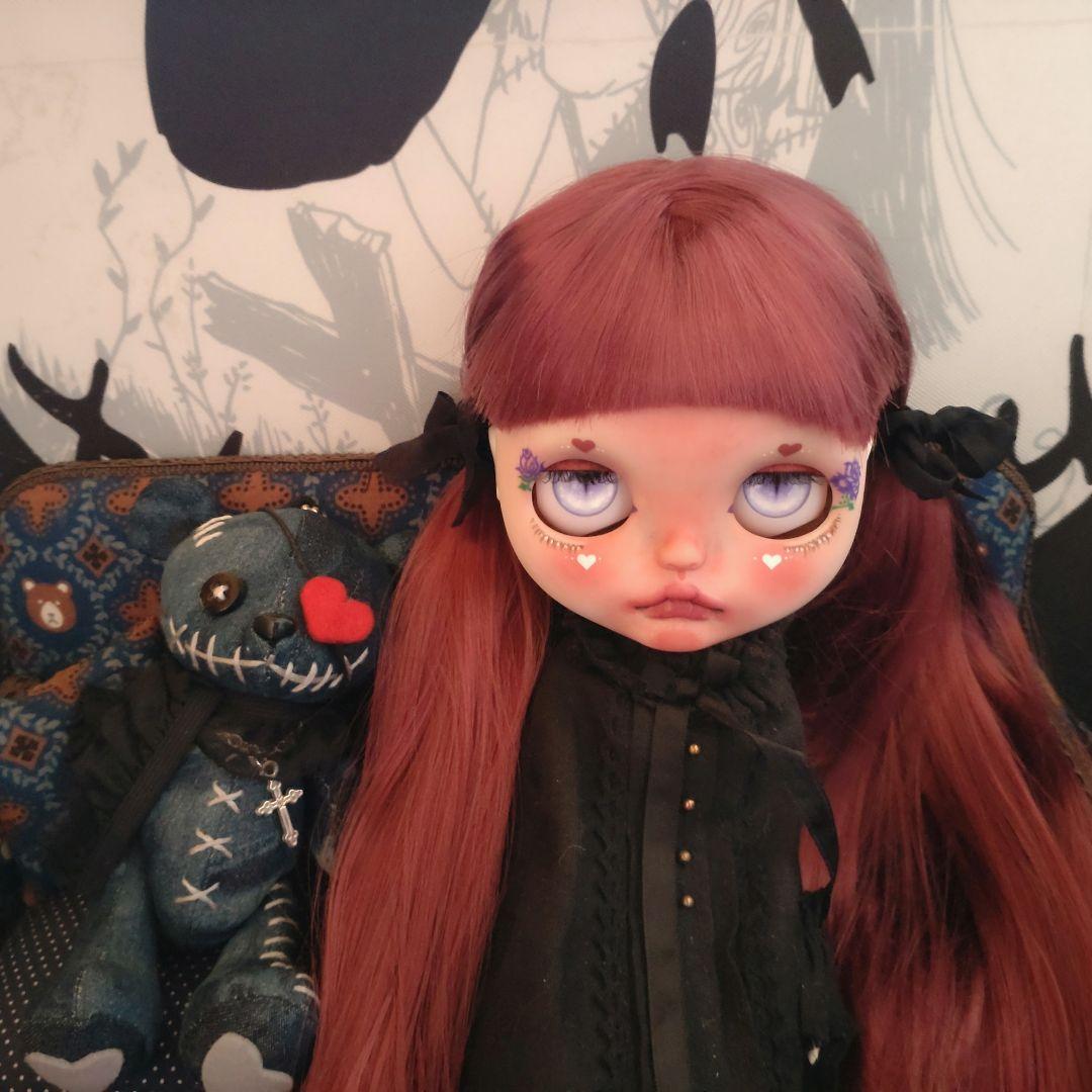 カスタムアイシードール新年特別可動ボディ＆キャットフェイスアウトフィット付き