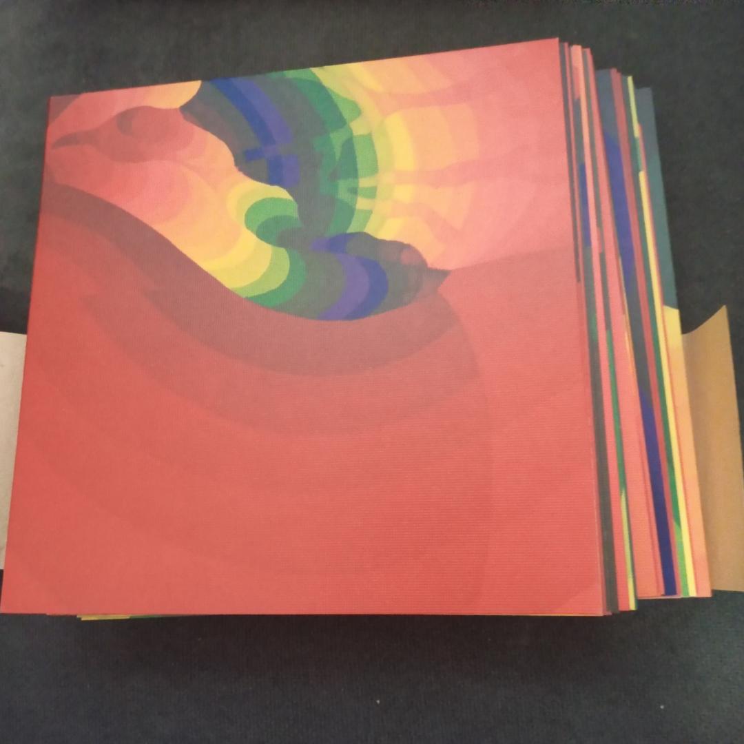 AY-Oアイオー（靉嘔）「レインボー北斎」パズルカード