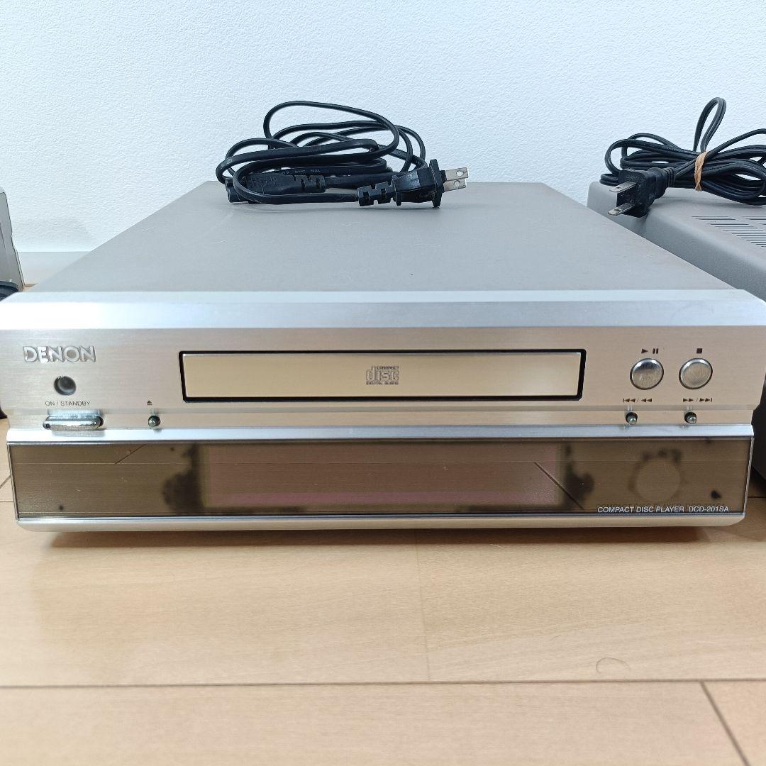DENON PRESTA201SAシリーズ システムコンポ通電確認アンプCDMD