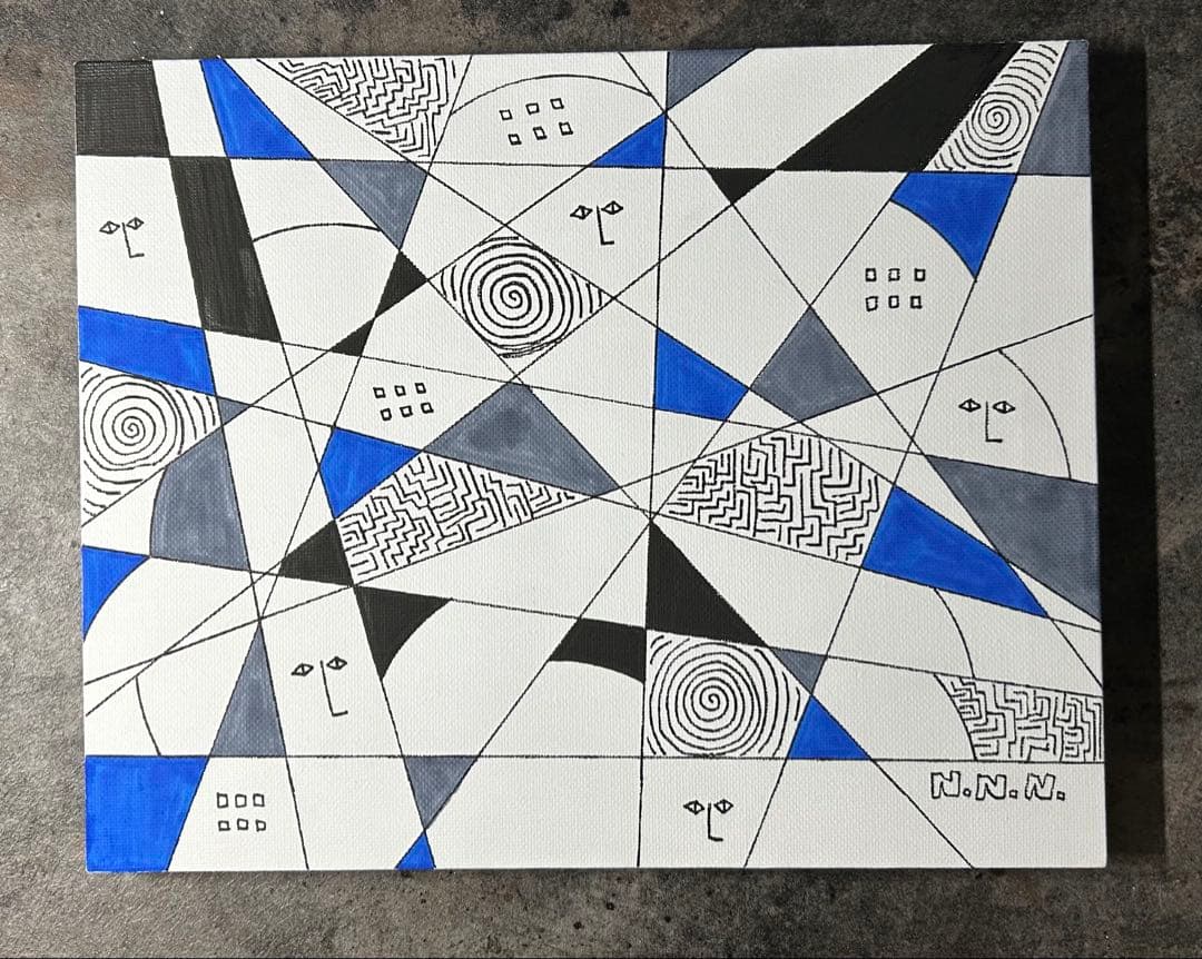 Yang weimin様 オーダー商品　抽象画 3点セット