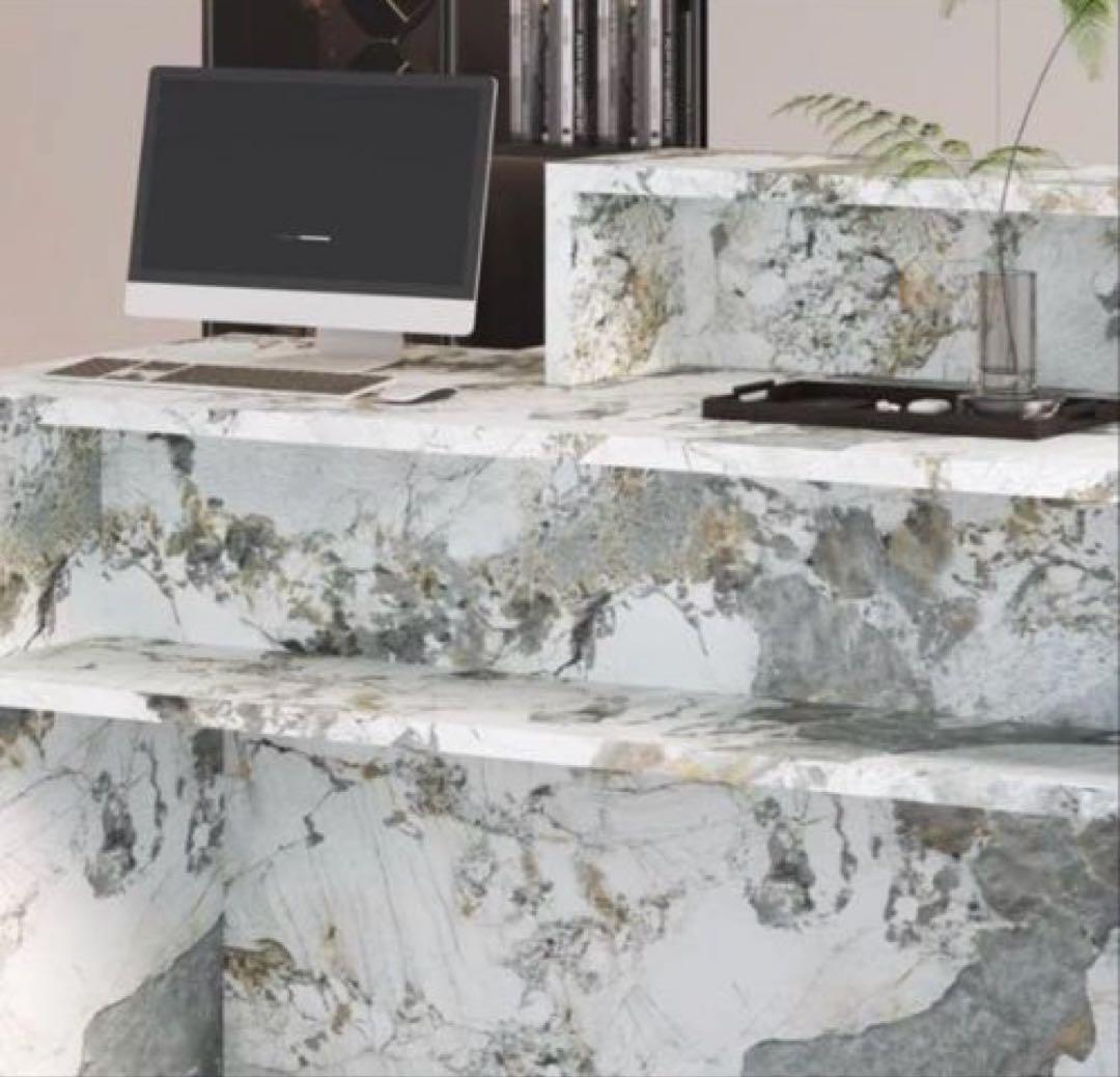 新品　レジカウンター 受付カウンターデスク 小型受付　おしゃれテーブル