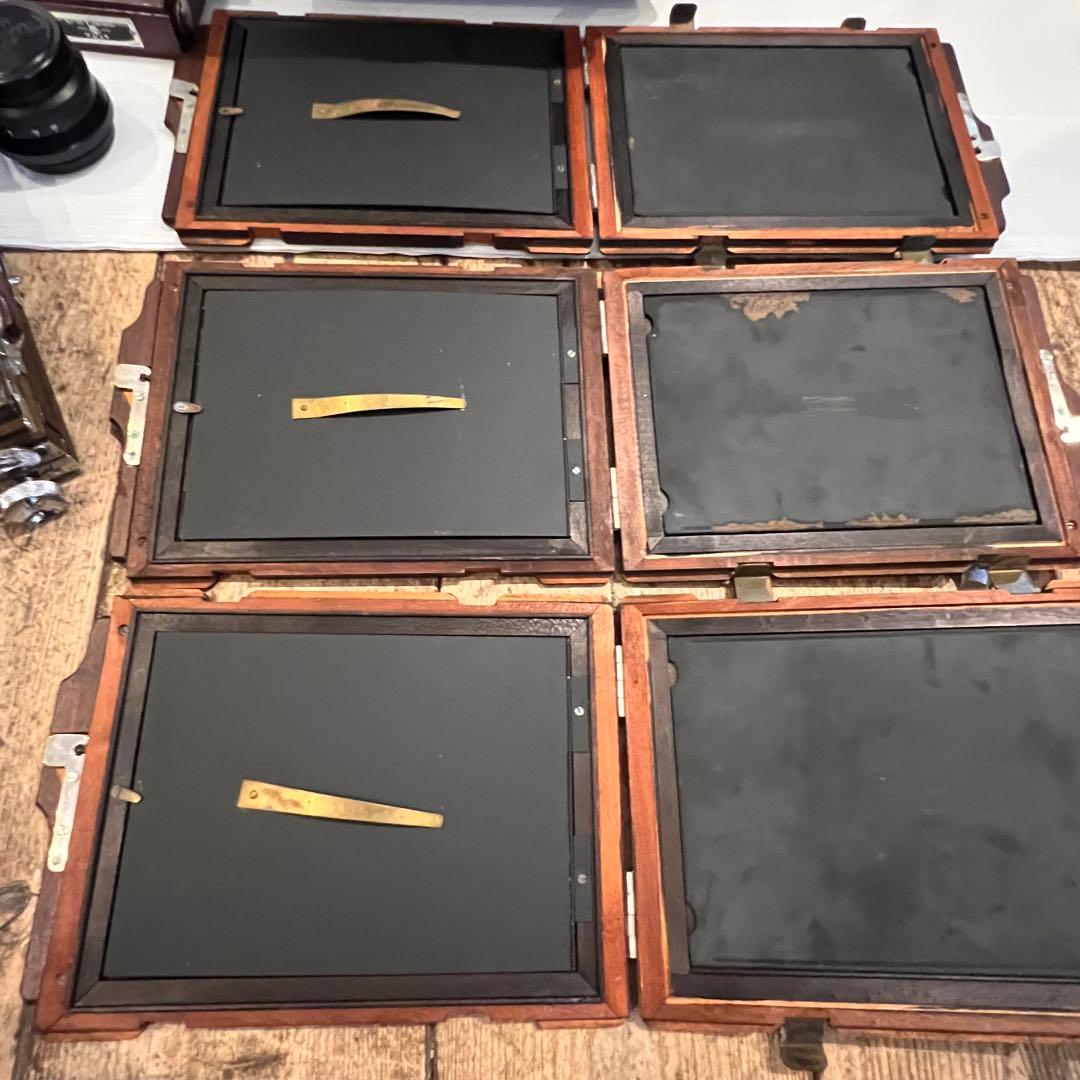 年代物 OKUHARA CAMERA オクハラカメラ 蛇腹 木製 大判