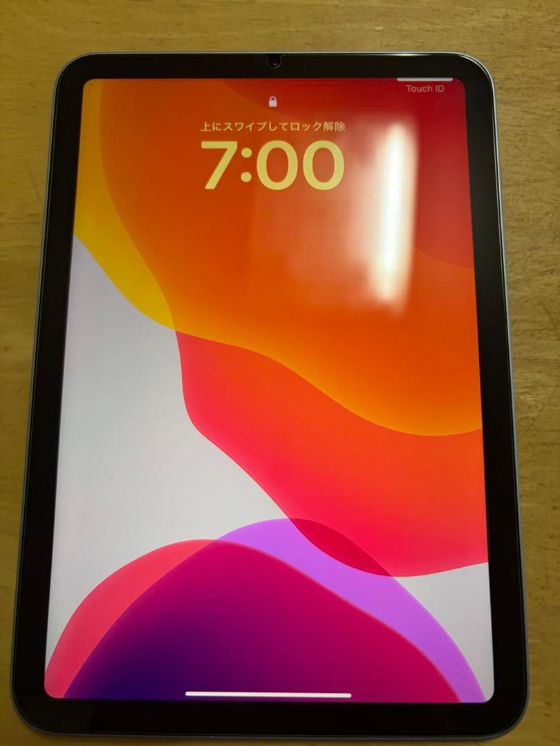 iPad mini 第7世代 A17 pro ブルー 本体 極美品 保証残有り