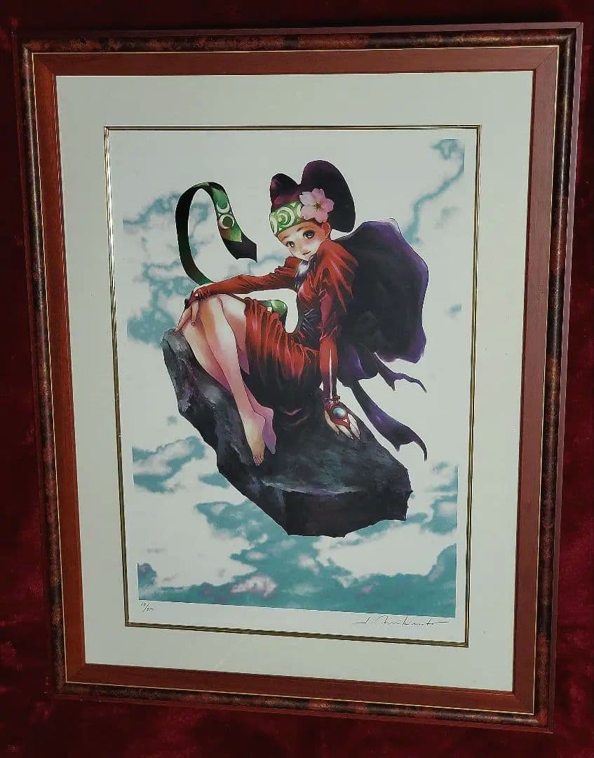 【アールビバン】☆美樹本晴彦☆直筆サイン入り版画『UTINAGUTI』保証書付き