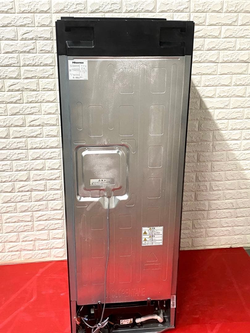 ハイセンス 冷凍冷蔵庫 282L 右開き ダークブラウン HR-G2801BR