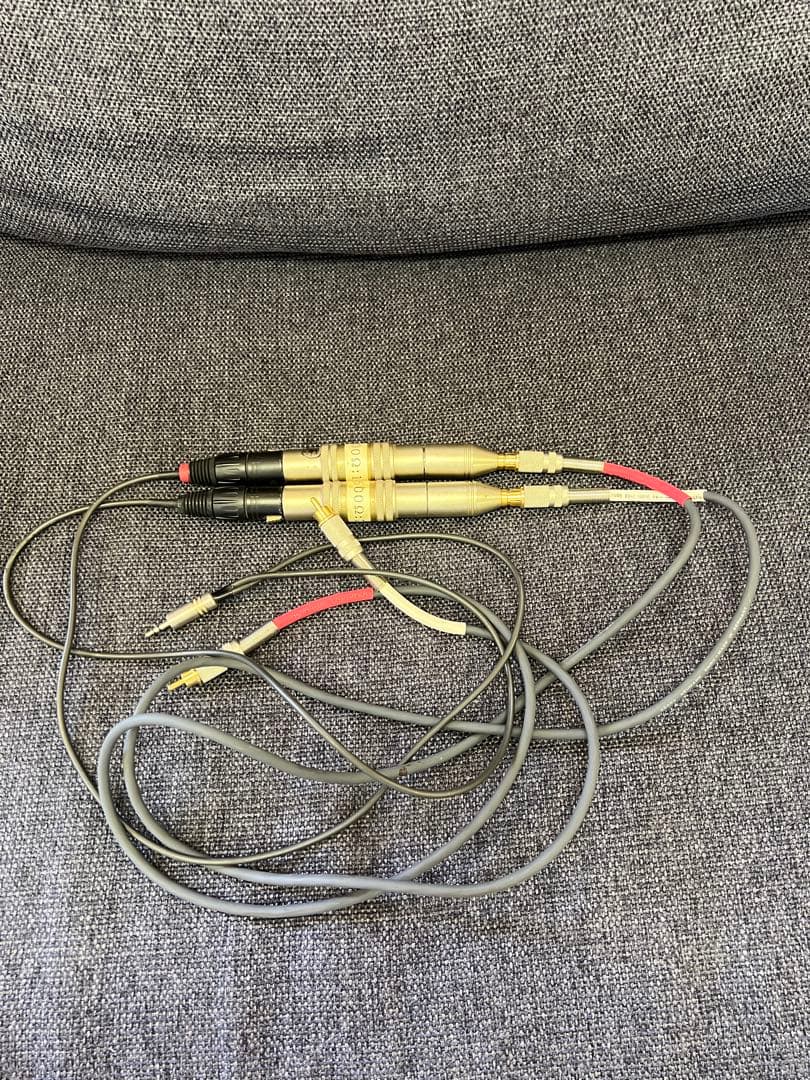 廃盤品 ノイマン XLR変換ケーブル RCA/3.5mm分岐 希少オーディオ