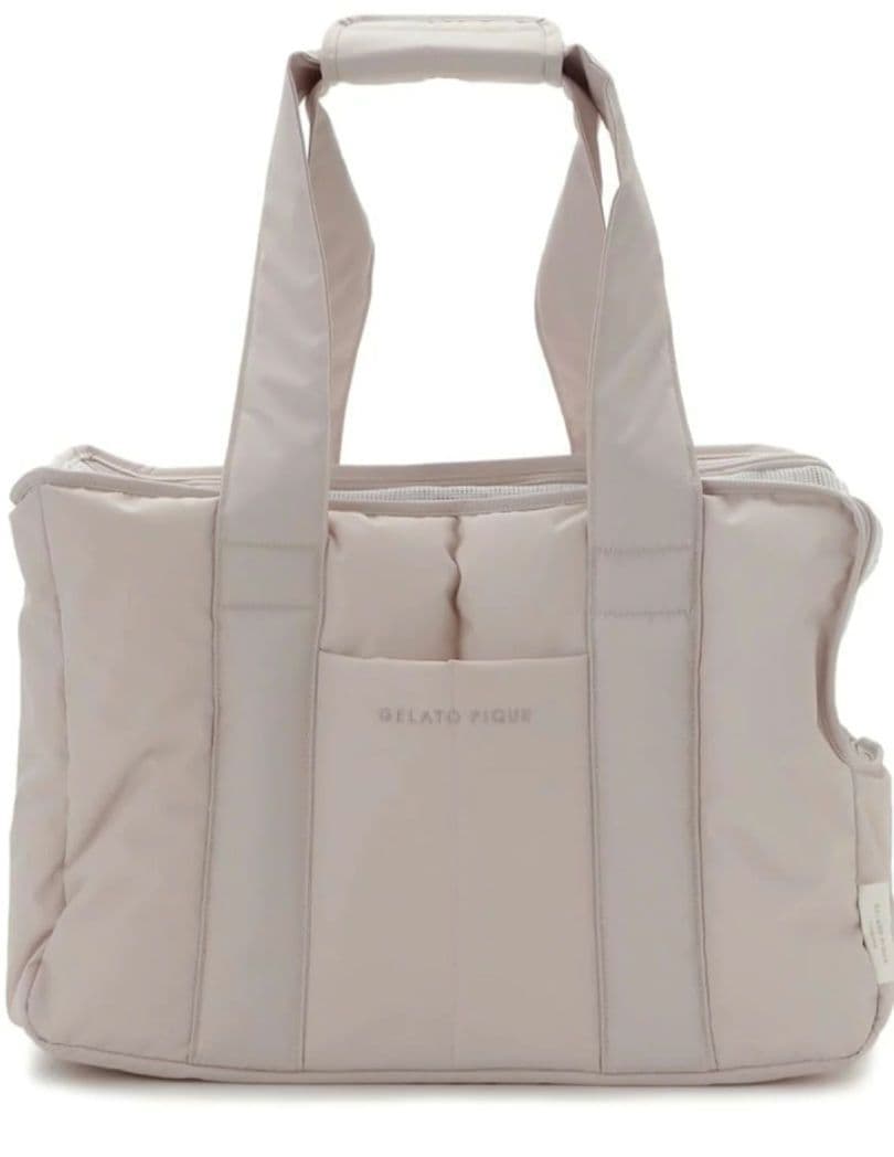 ジェラートピケ　キルティングキャリーバック