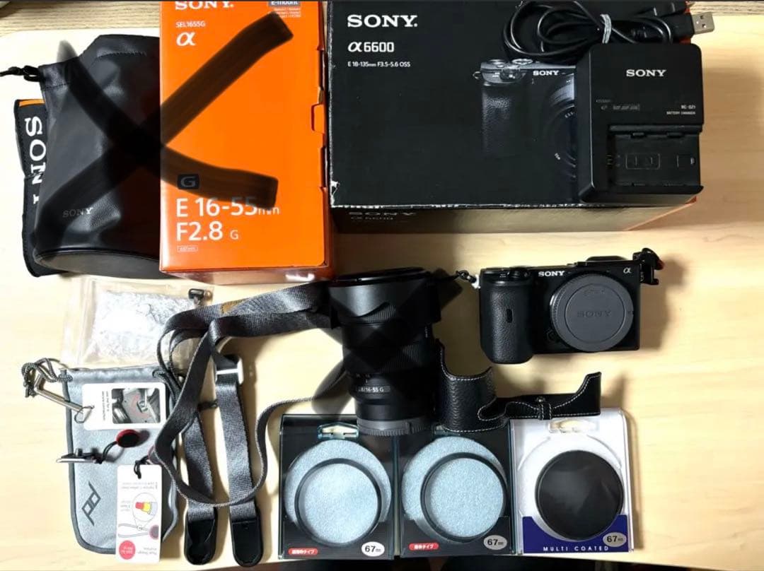 SONYα6600 G(SEL1655G)Eマウント16-55 F2.8セット