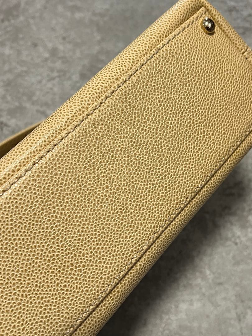 CHANEL ハンドバッグ シャネル ココマーク キャビアスキン プラチェーン