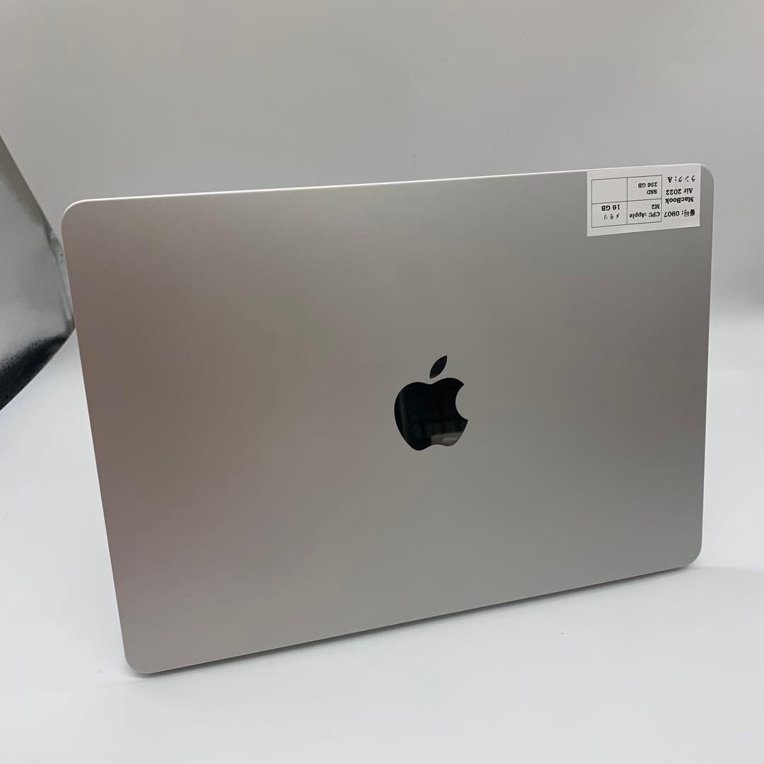 MacBook本体 Macbook Air 2022 | M2-16GB-256GB