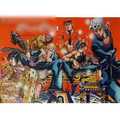 ジョジョ展 荒木飛呂彦 2012 第五部 Part 5 黄金の風 B2ポスター