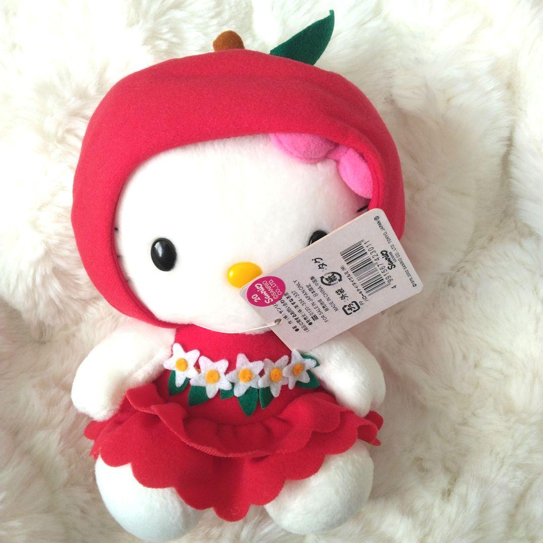 ご当地キティ　信州　ハローキティ　ぬいぐるみ　キティ　りんご　サンリオ