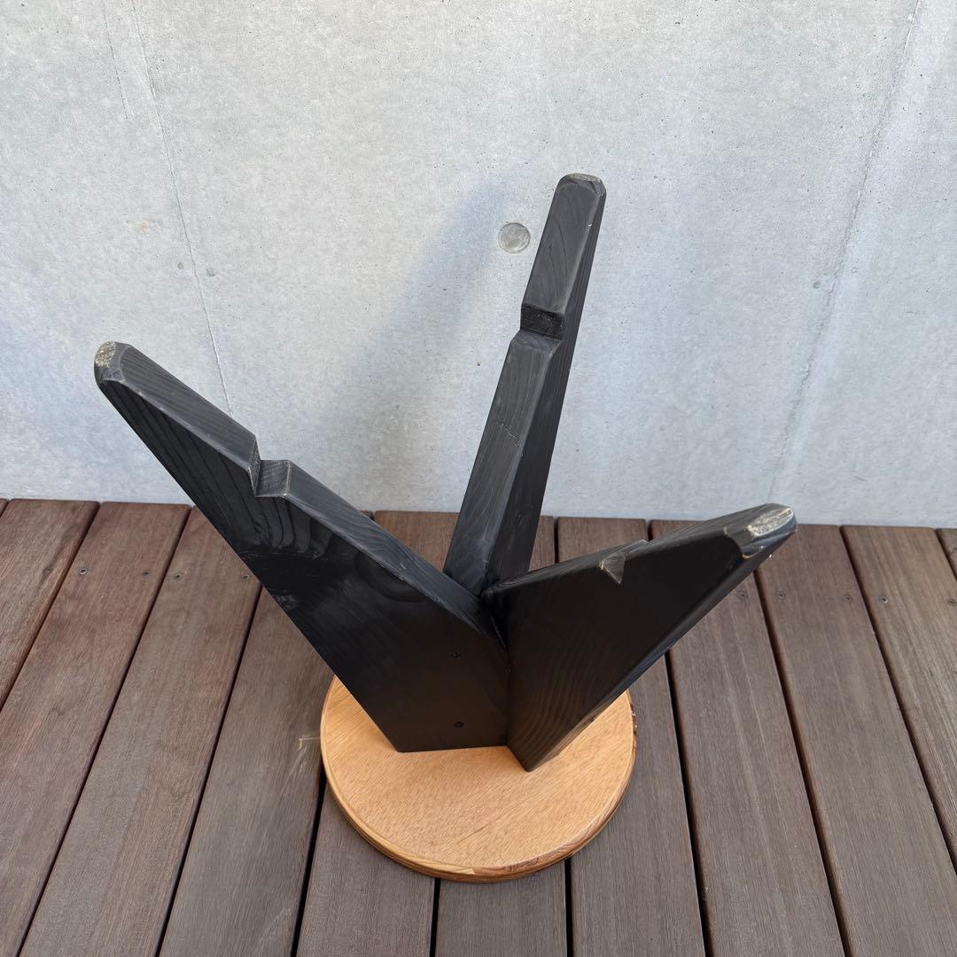 M&M カスタムパフォーマンス 木製スツール 椅子 チェア