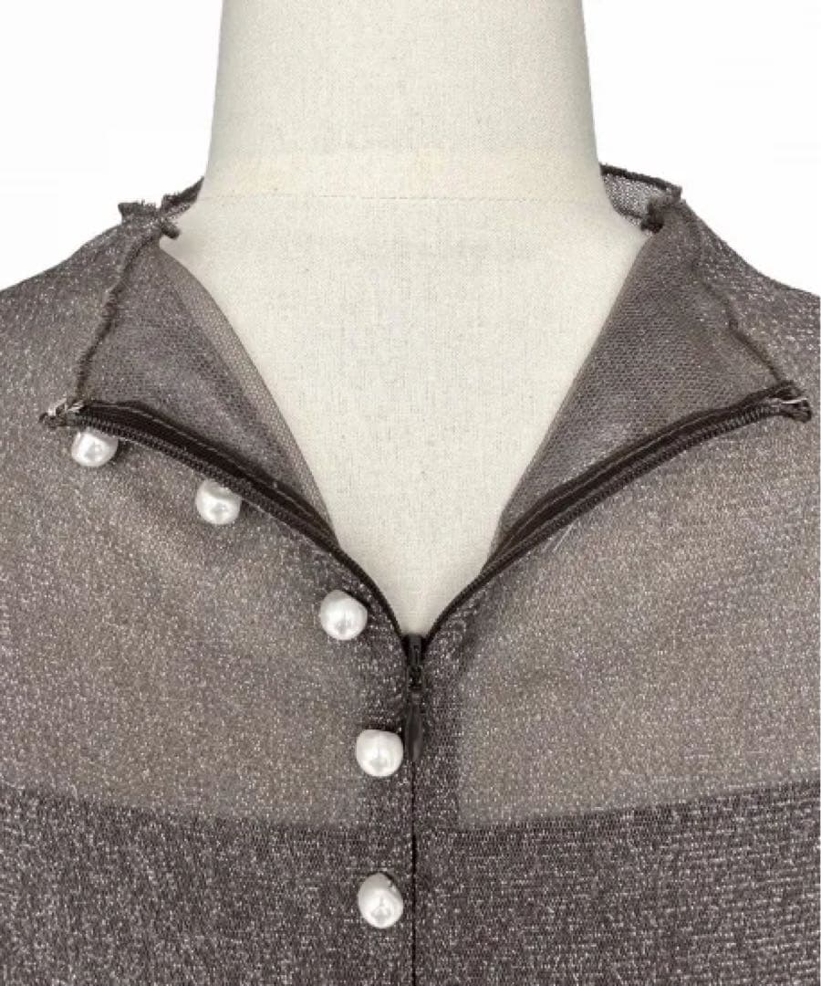 【再販】ラメチュールメロウワンピースドレス