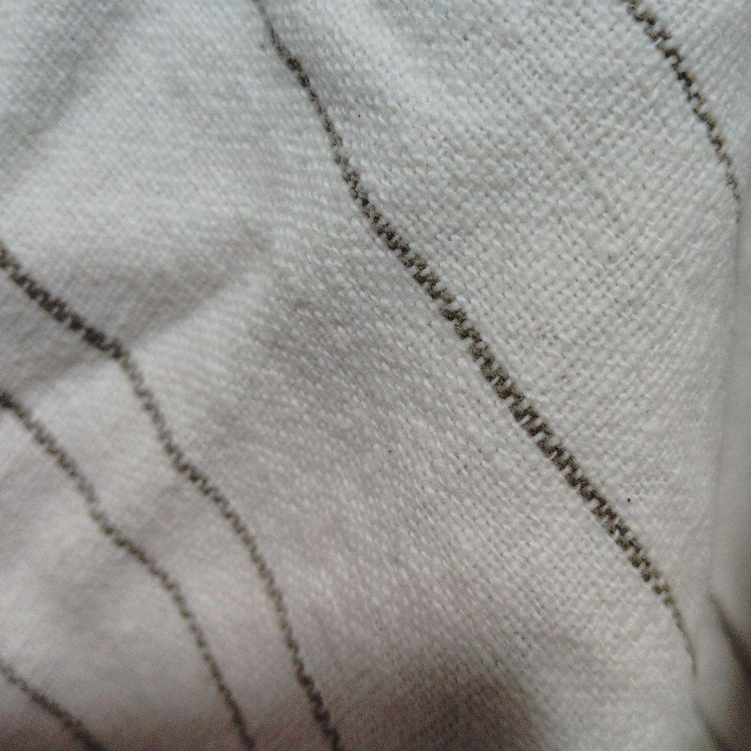 うさとの服　ムササビパンツ ストライプ ホワイト