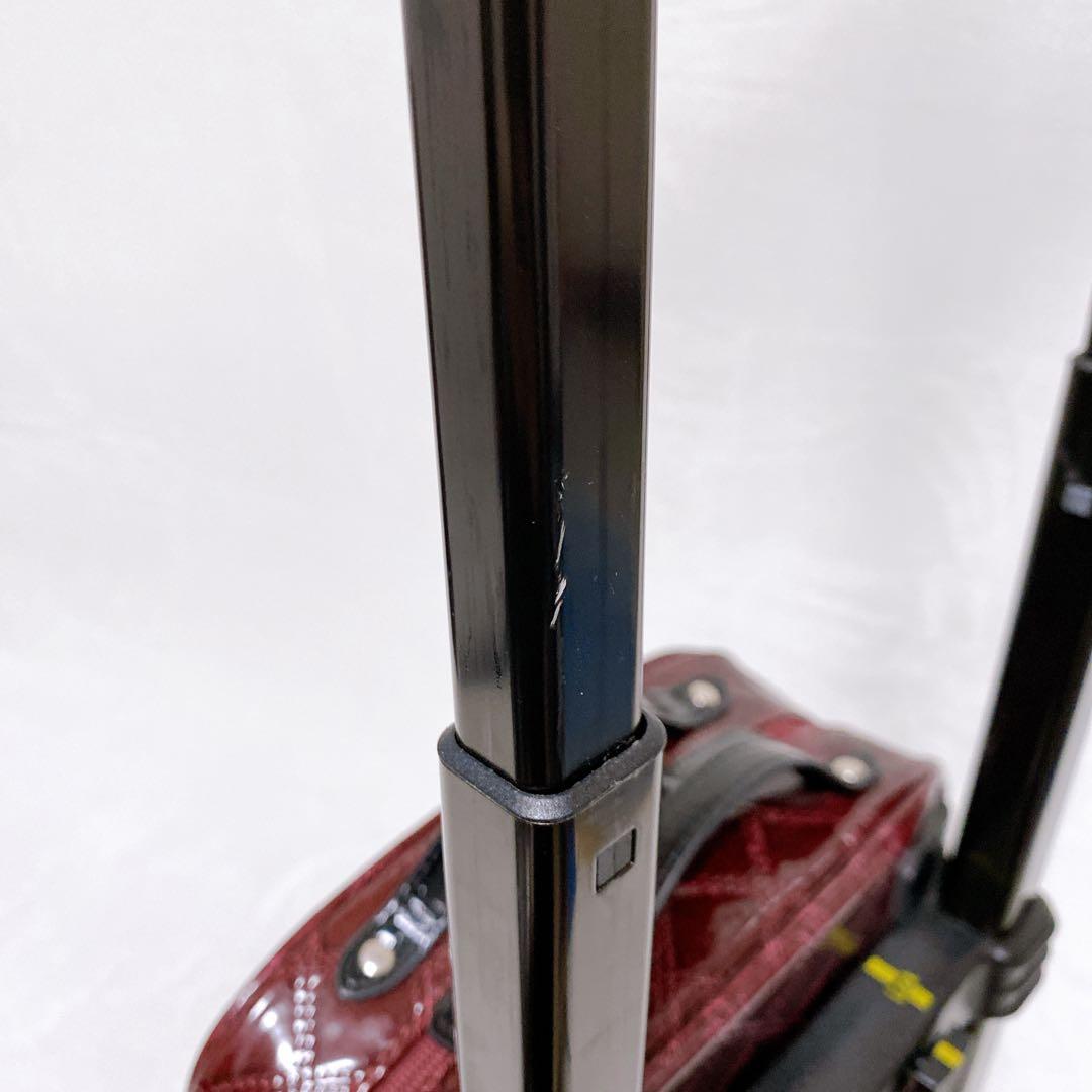 SWANY　エマイロ　エナメル　ショッピングカート　ボルドー　ストッパー付　４輪