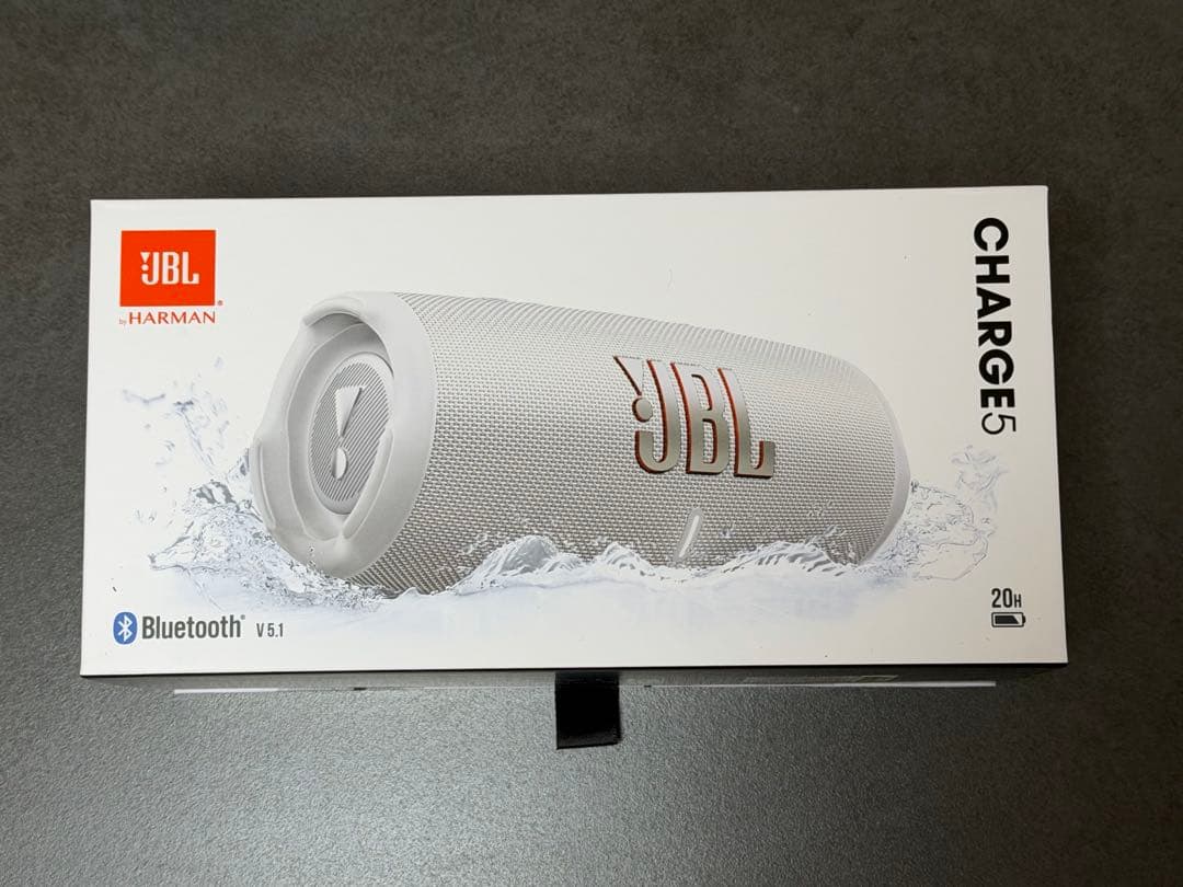 JBL CHARGE 5 Bluetoothスピーカー　新品未開封　ホワイト