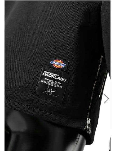 未使用 タグ付き backlash Dickies コラボ 別注 ライダース