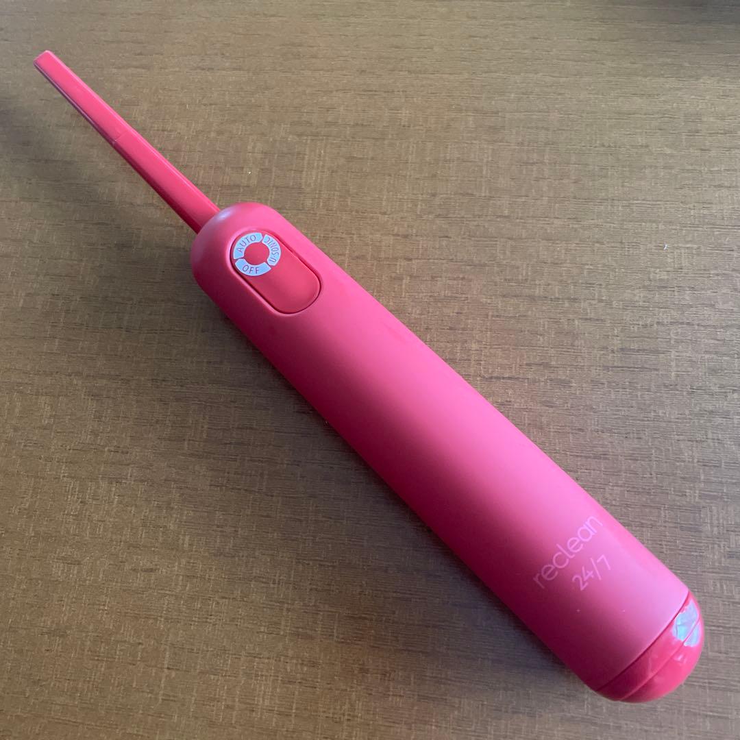 リクリーン reclean 24/7 電動歯ブラシ本体 レッド （使用回数極少）