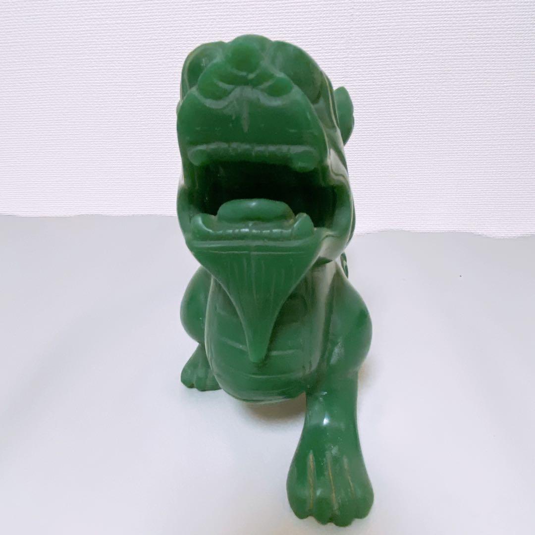 砡製　獅子置物　箱付 4.3kg