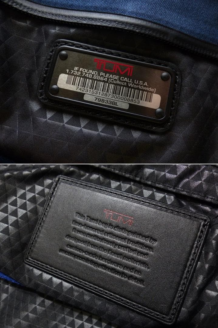 送料込 極美品★TUMI ボストン バッグ 79833BL★トゥミ/トートバッグ