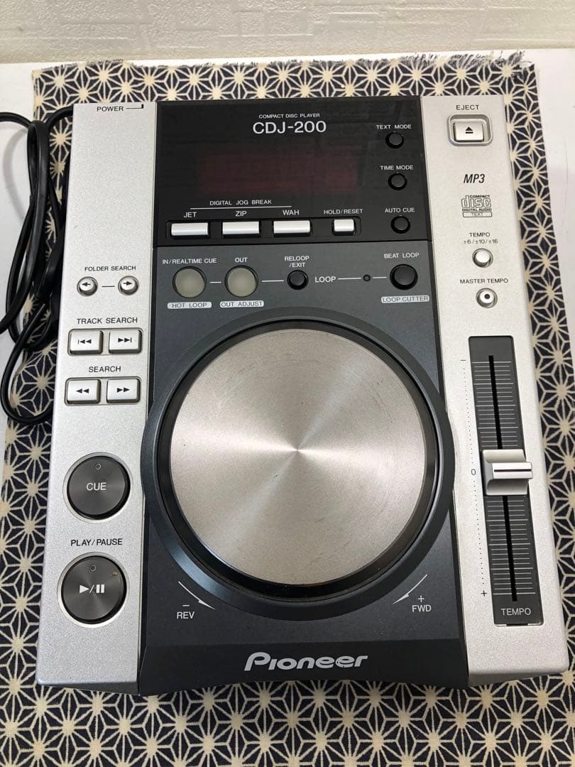 Pioneer dj パイオニア　CDJ-200 レンズクリーニング