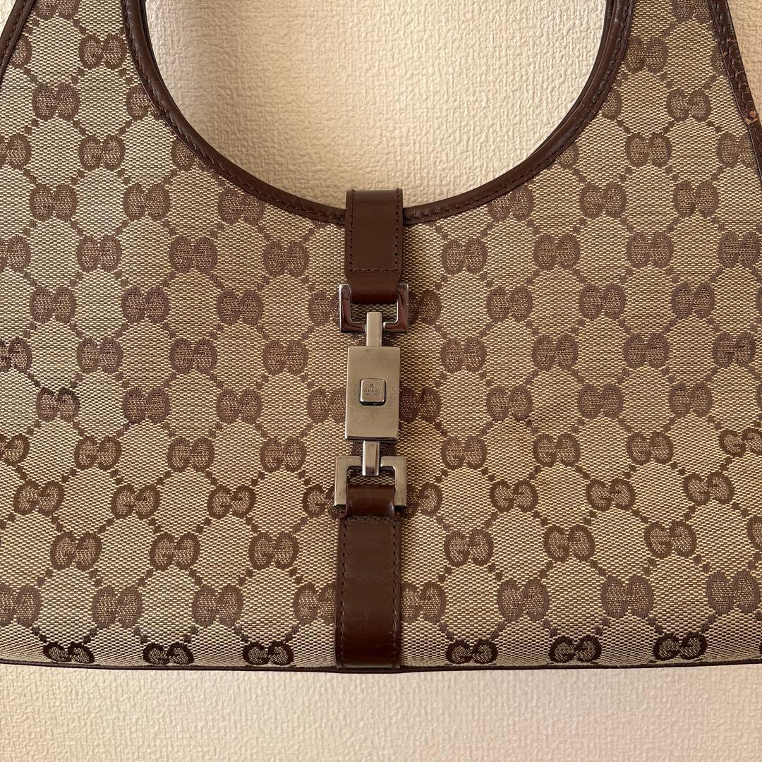 GUCCI ジャッキーショルダーバッグ キャンバス/レザー50108