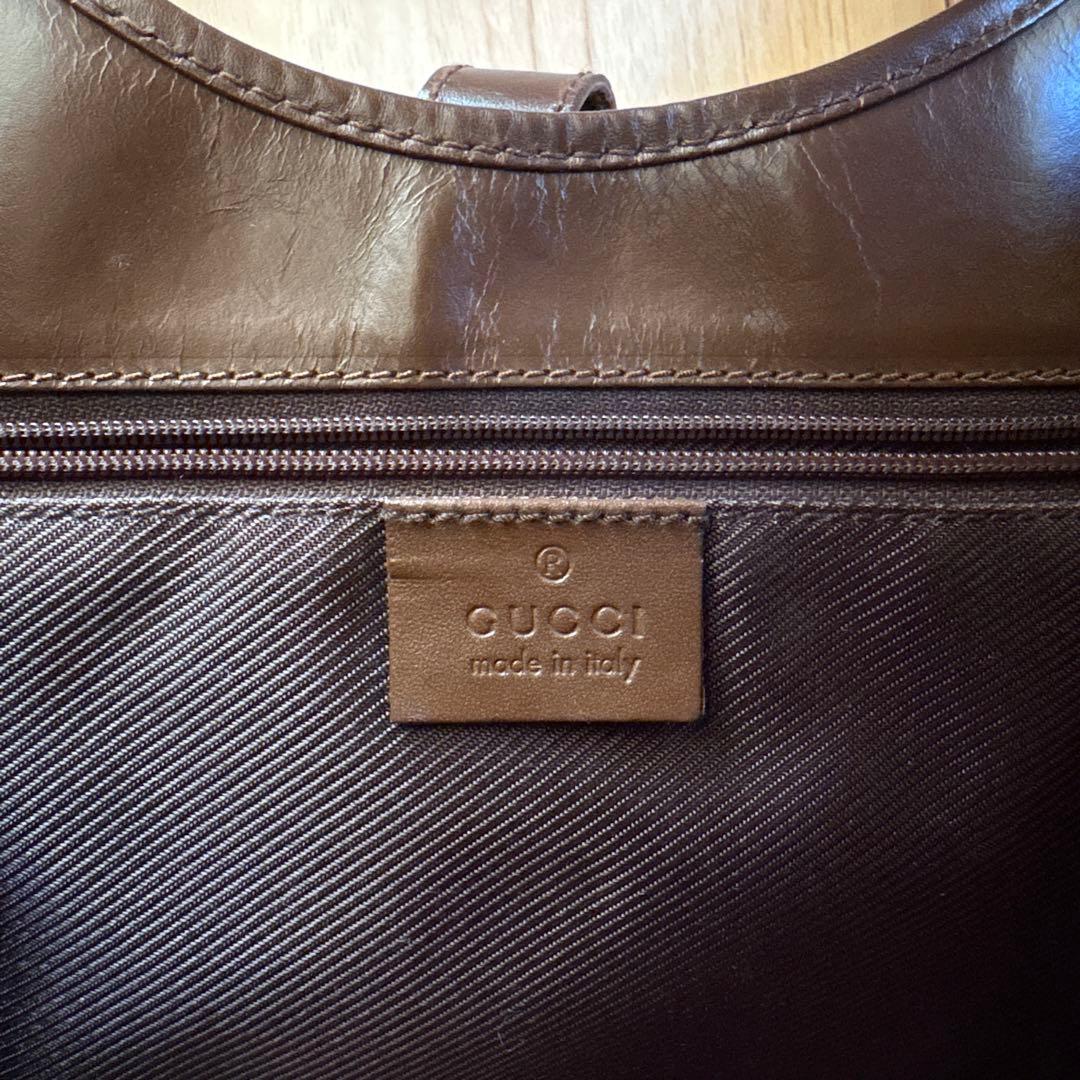 GUCCI ジャッキーショルダーバッグ キャンバス/レザー50108