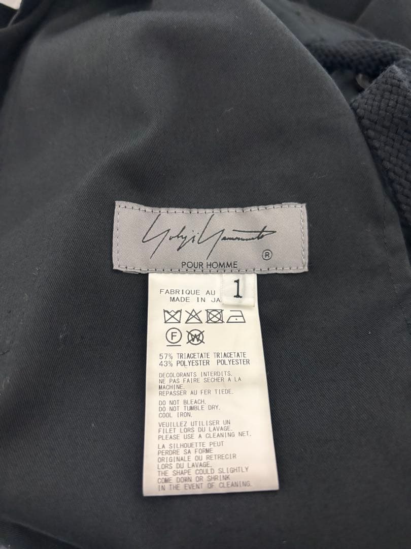 最安値　yohji yamamoto pour homme 25SS トリアセ