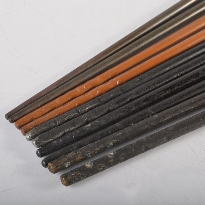 茶道具　古銅　火箸　渦巻神獣頭など　五点まとめて　N　6462