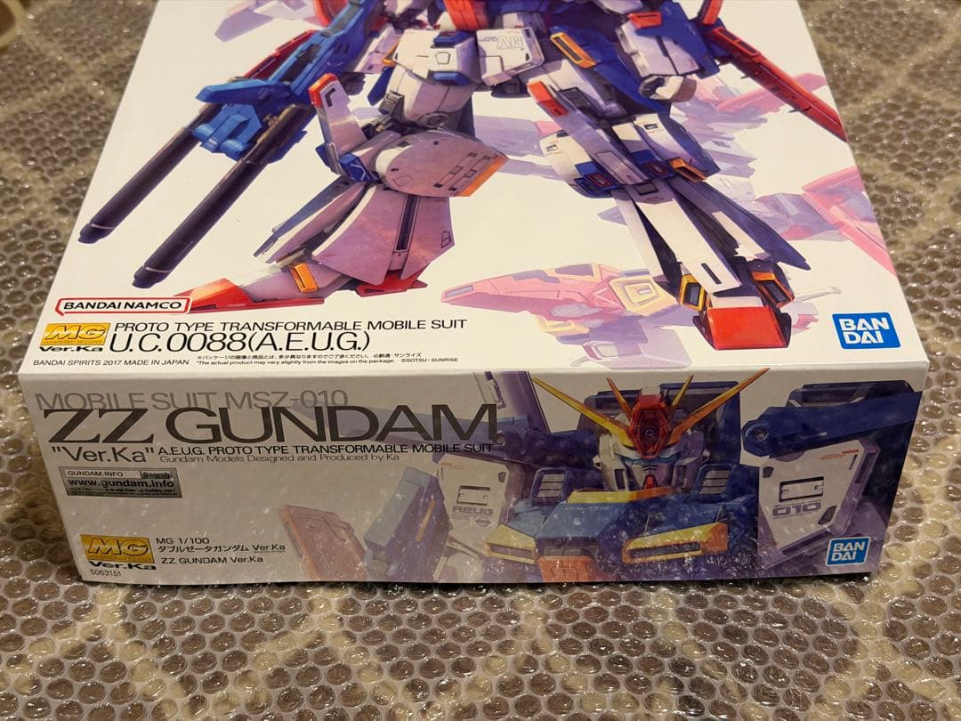 新品 ガンプラ MG 1/100 ZZダブルゼータガンダム Ver.Ka プラモ