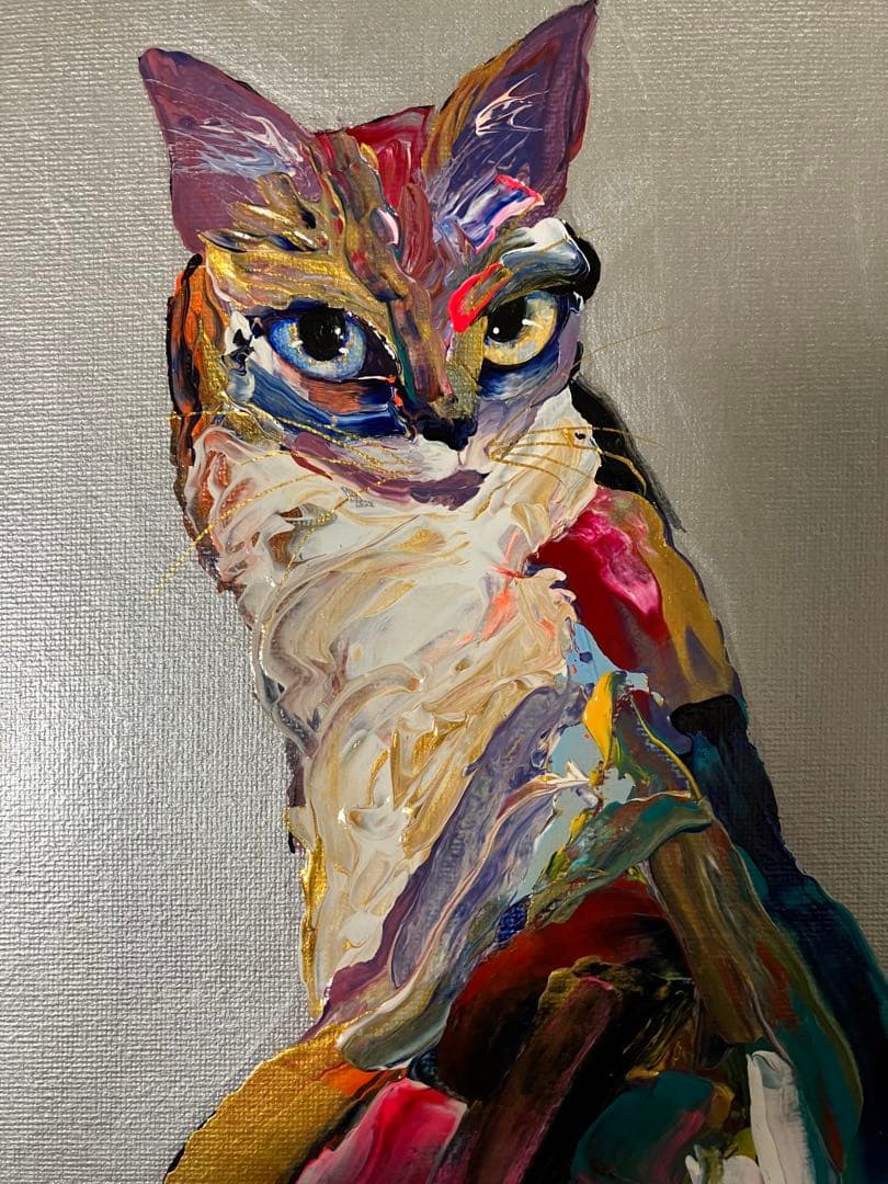 CAT 絵画　イラスト　ドローイング