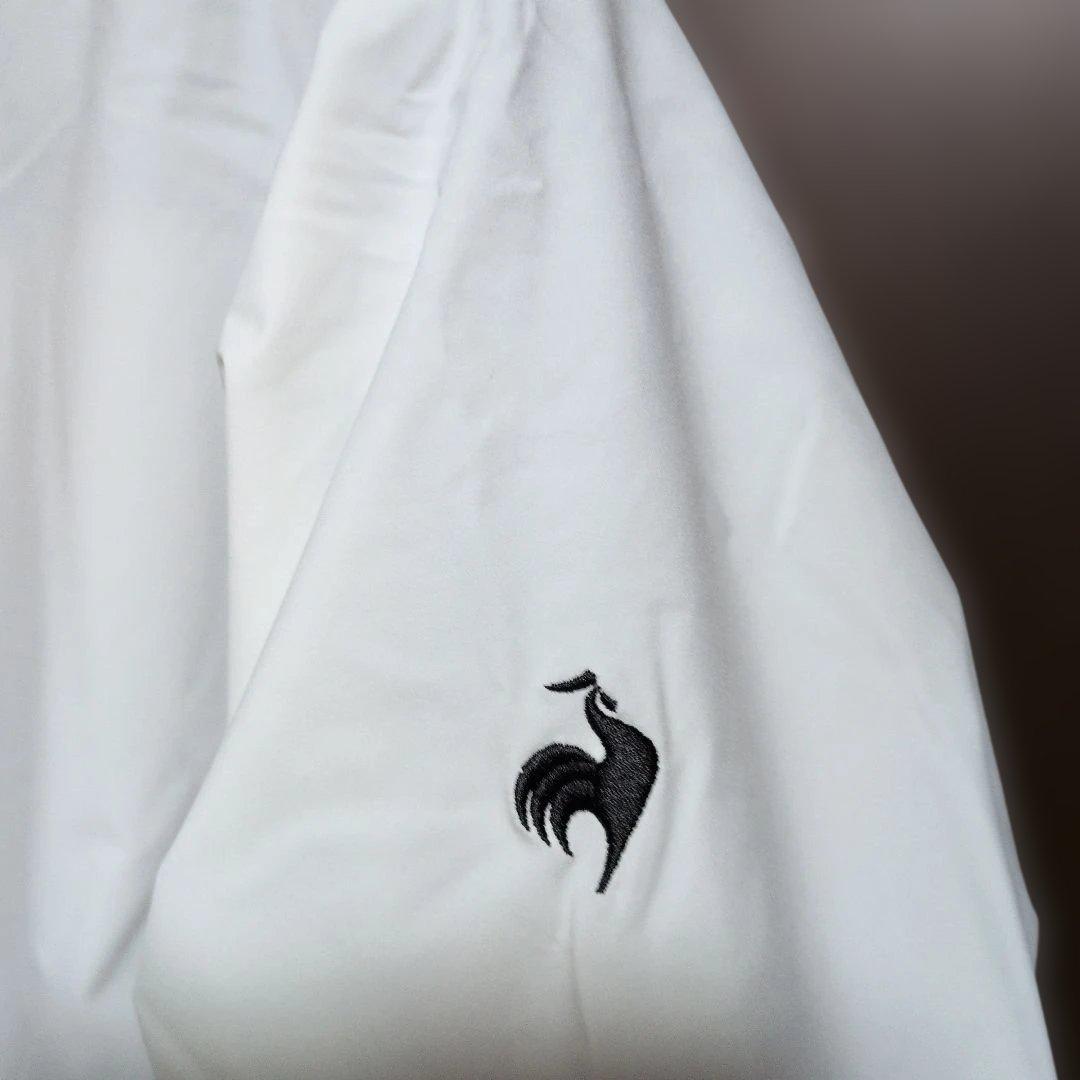 ルコックスポルティフゴルフ:レディース:Lサイズ:ストレッチ　襟なしブルゾン:白