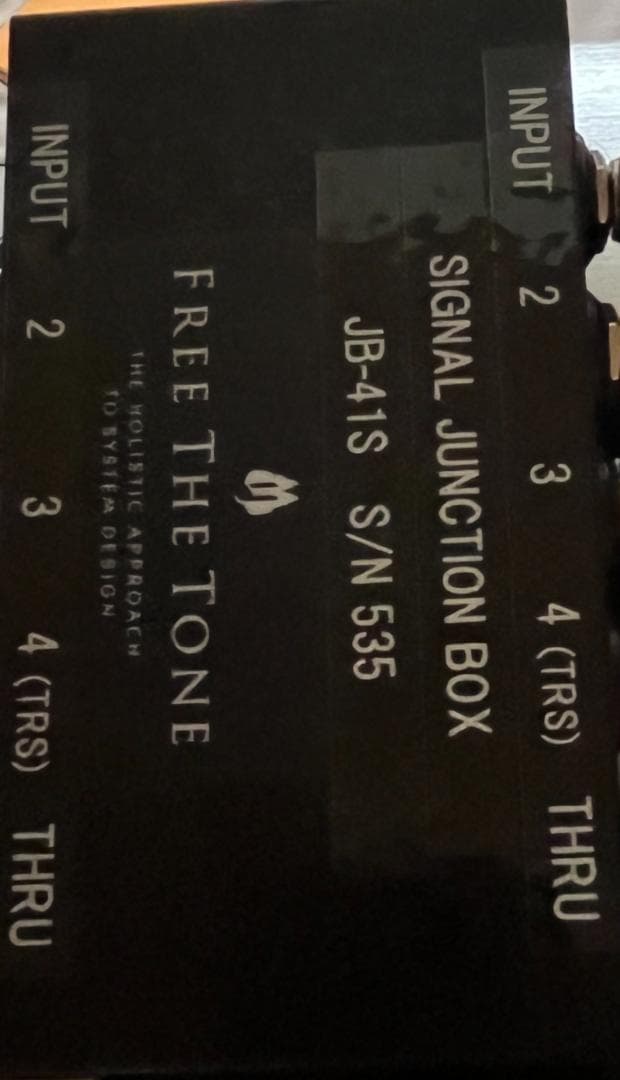 FREE THE TONE JB-41S シグナルジャンクションボックス