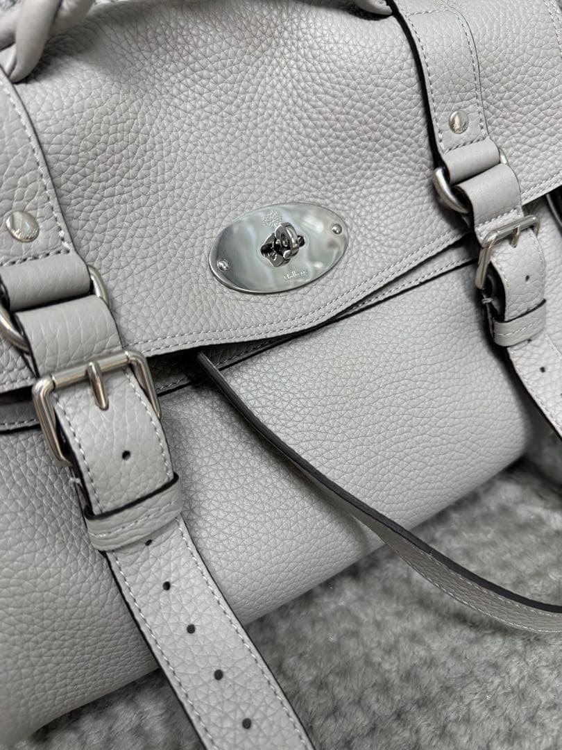 《新同品》MULBERRY マルベリー　アレクサ　ペールグレー　公式サイト完売色