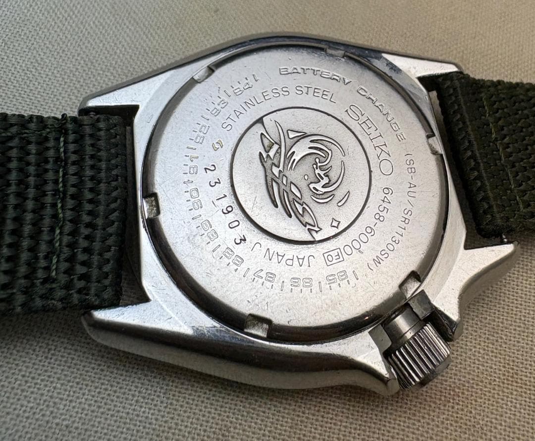 684/稼働 82年 セイコー 6458-6000 オールド ダイバー クオーツ