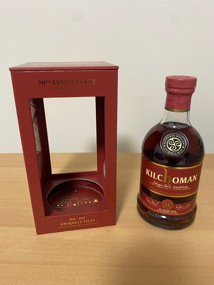 キルホーマン15年　シェリーカスク　20周年記念