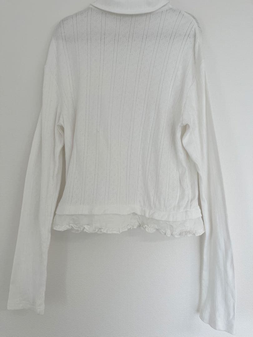 Fano Studios フリル ニット ポロシャツ