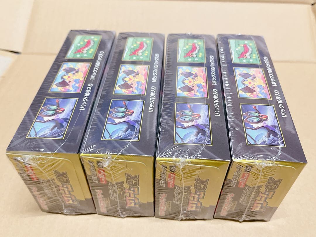 【シュリンク付き】ポケモンカードMEGA ドリーム ex 4BOX