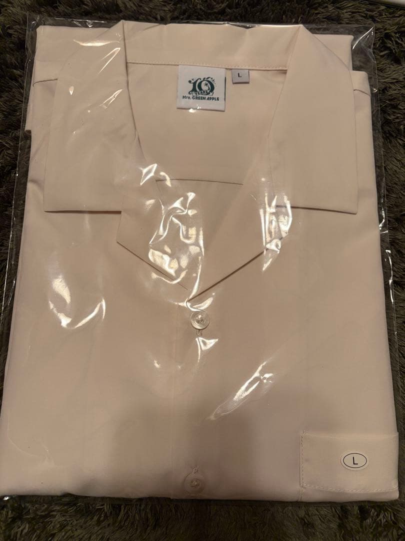 Mrs.GREEN APPLE オープンカラーシャツ オフホワイト (Lサイズ)