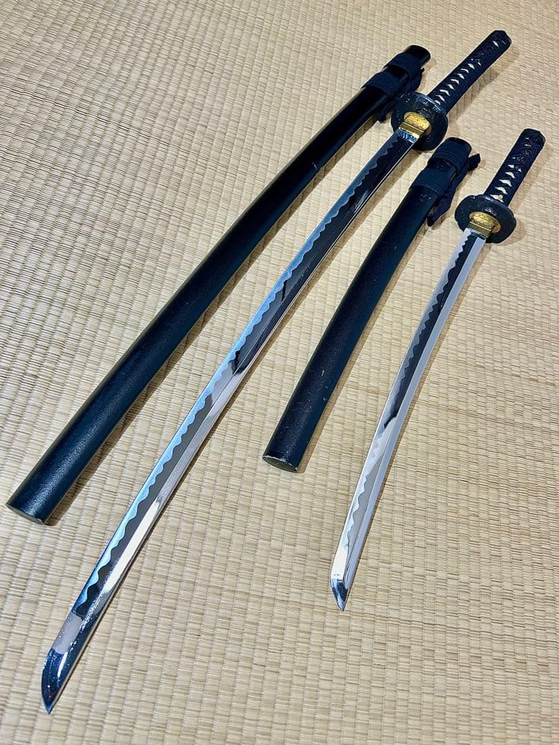 【夜桜様】模造刀 太刀 脇差し 2本セット！　※バラ売り不可