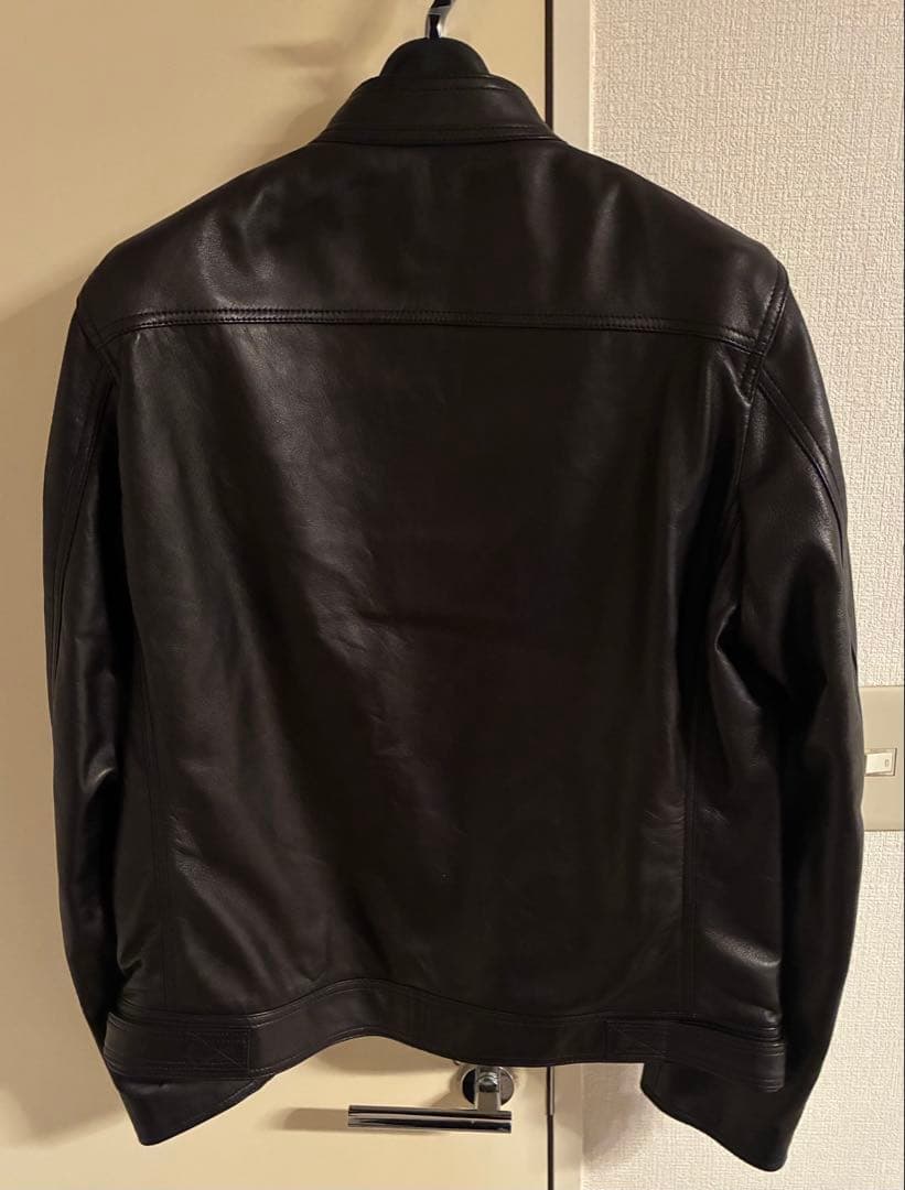 試着のみ MAISON SPECIALシープレザーシングルライダースジャケット1