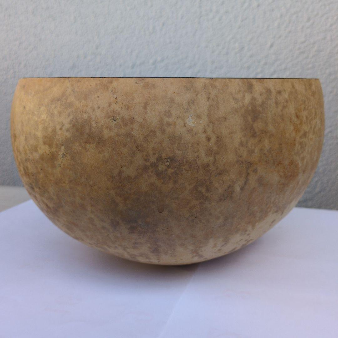 ひょうたん炭籠　内黒塗り ふくべ炭とり ひさごすみとり　茶道具　口切りの茶事