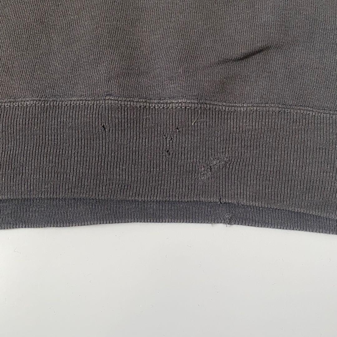 50-60s ヴィンテージスウェットフーディ フェードブラック